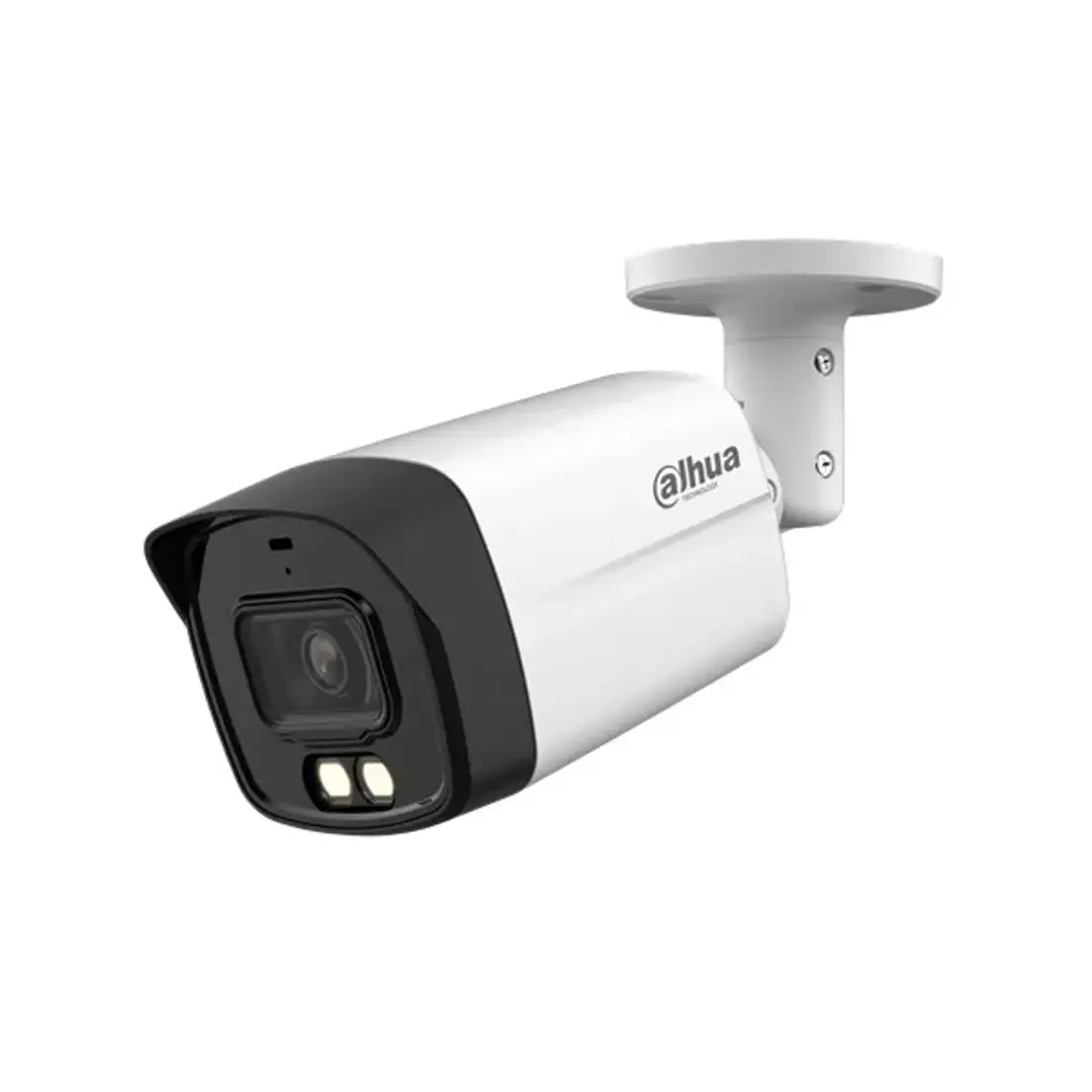 Cámara Tubular Dahua 2MP (Smart Dual Light, IR 40m, Micrófono, IP67)