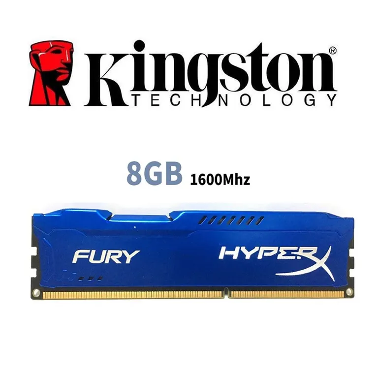 [HX316C10F/8] HyperX FURY Memory Blue - 8GB Module - DDR3 1600MT/s CL10 DIMM