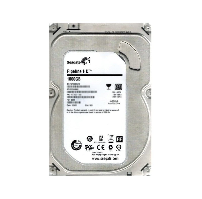 Disco duro Seagate Pipeline HD, 1TB, SATA 6.0 Gb/s, 5900 RPM, 3.5, PULL. (Seminuevo)